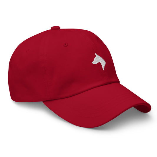 Canvas Hat (Crimson, Red)